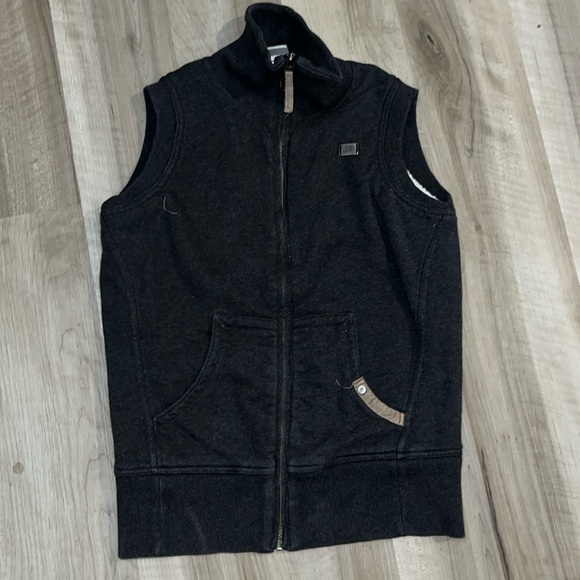 Nike full zip sweater vest with sherpa interior size M - Picture 1 of 8
